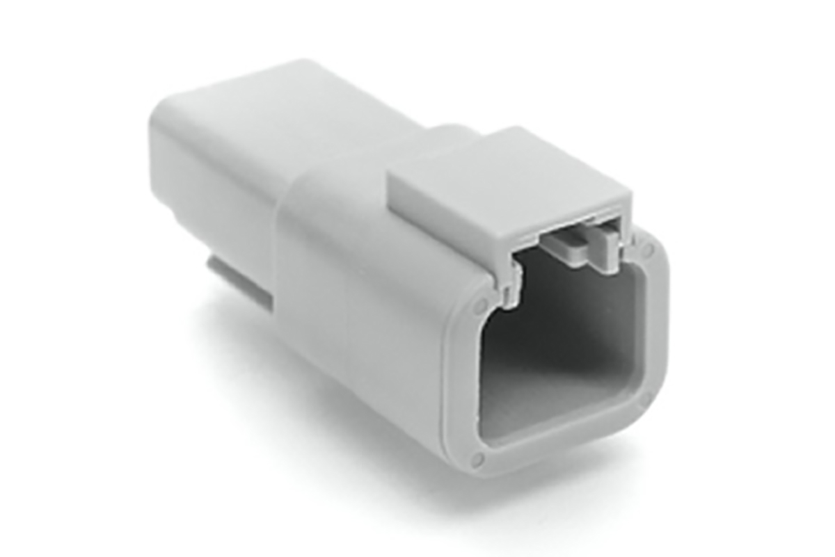 Amphenol Industrial, ATP Automotive Connector Socket Grey Cable Mount 2 Way, Crimp Termination ATP04-2P