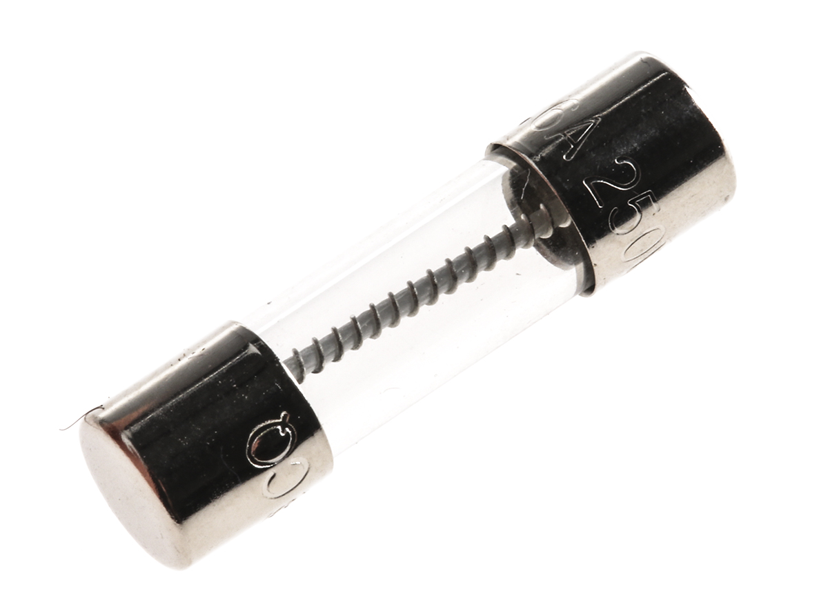 RS PRO 1.6A T Glass Cartridge Fuse, 5 x 20mm