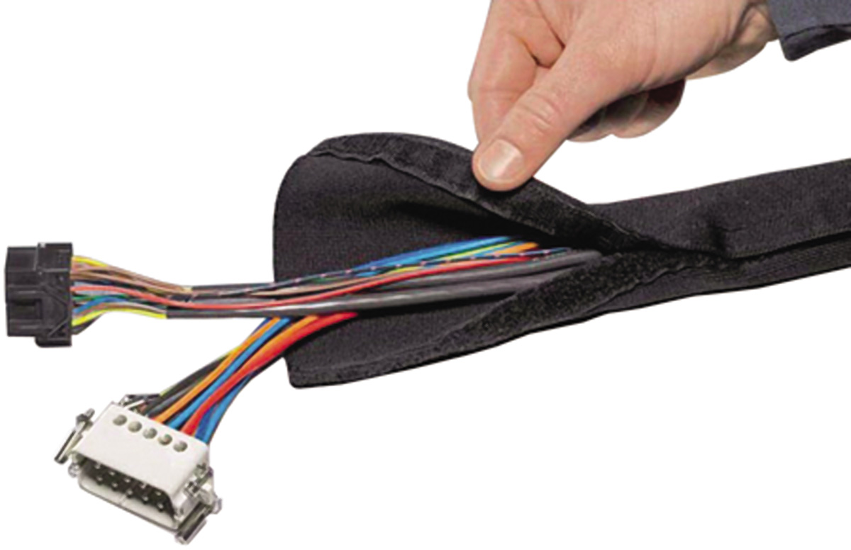 HellermannTyton PET Black Cable Sleeve, 30mm Diameter, 25m Length