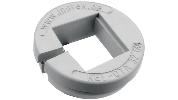 Icotek Grey Elastomer 32mm Round KEL-QTA 32 A