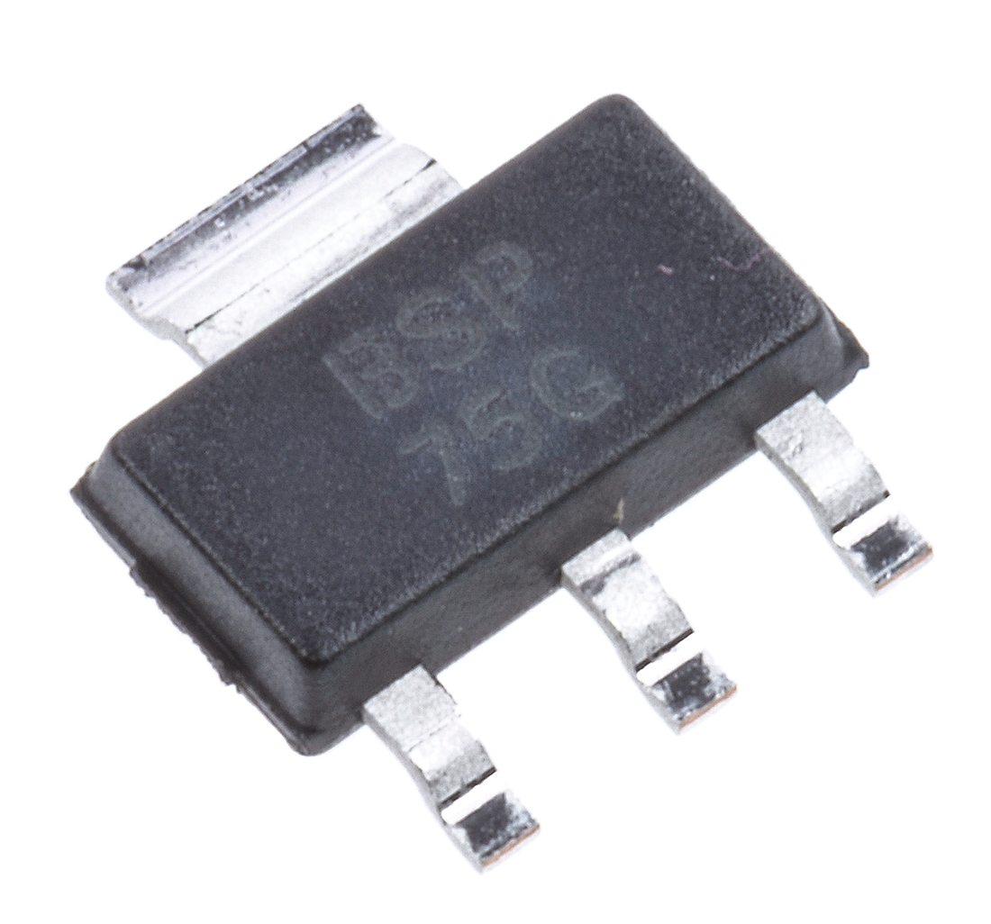 DiodesZetex BSP75GTALow Side, Low Side Switch Power Switch IC 3 + Tab-Pin, SOT-223