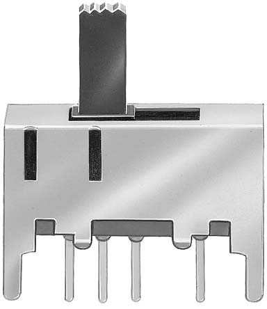 KNITTER-SWITCH PCB Slide Switch DPST On-On-On 200 mA @ 30 V dc Slide