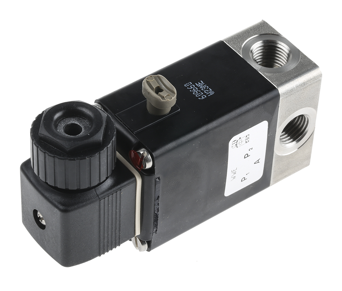 Burkert Solenoid Valve 021396, 3 Port, NO/NC, 230 V ac, 1/4 in