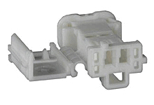 Molex Automotive Connector Socket White Cable Mount 2 Way, Crimp Termination 98817-1020