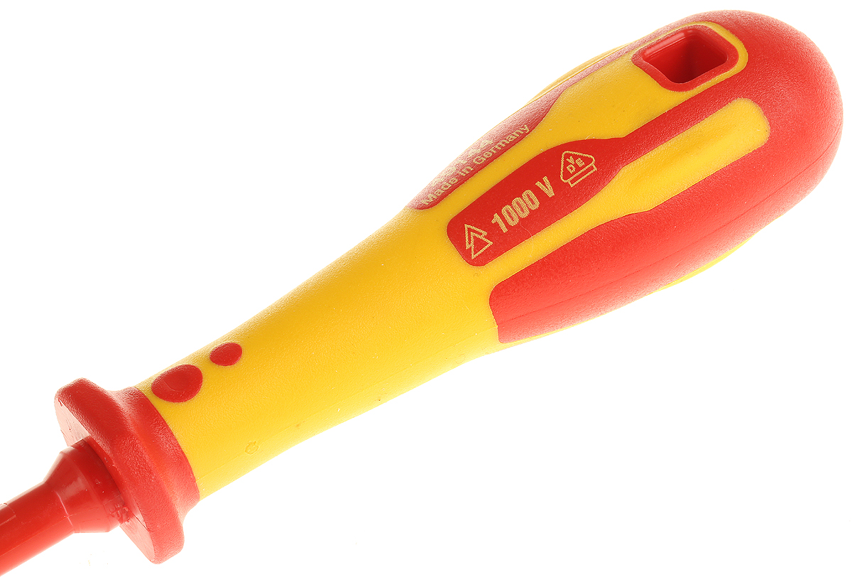 CK Slotted Insulated Screwdriver, 3,5 mm Tip, 100 mm Blade, VDE/1000V