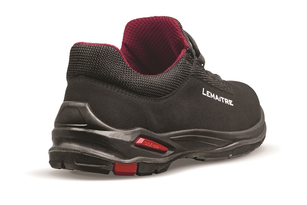 LEMAITRE SECURITE RILEY LOW Unisex Black, Red Aluminium Toe Capped Safety Trainers, UK 11, EU 46
