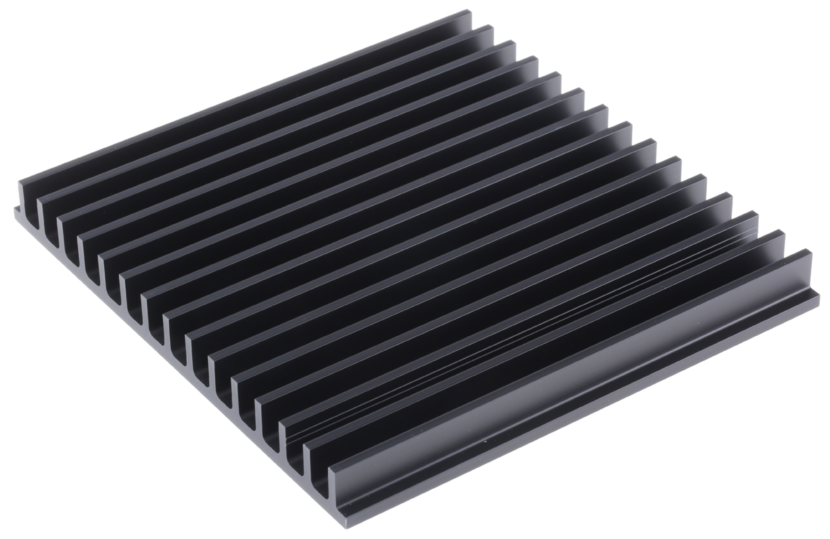 Fischer Elektronik Heatsink, Universal 19" Alu, 1.4K/W, 150 x 159 x 15mm, Clamp