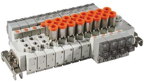SMC SS5Y series 2 station Manifold Base