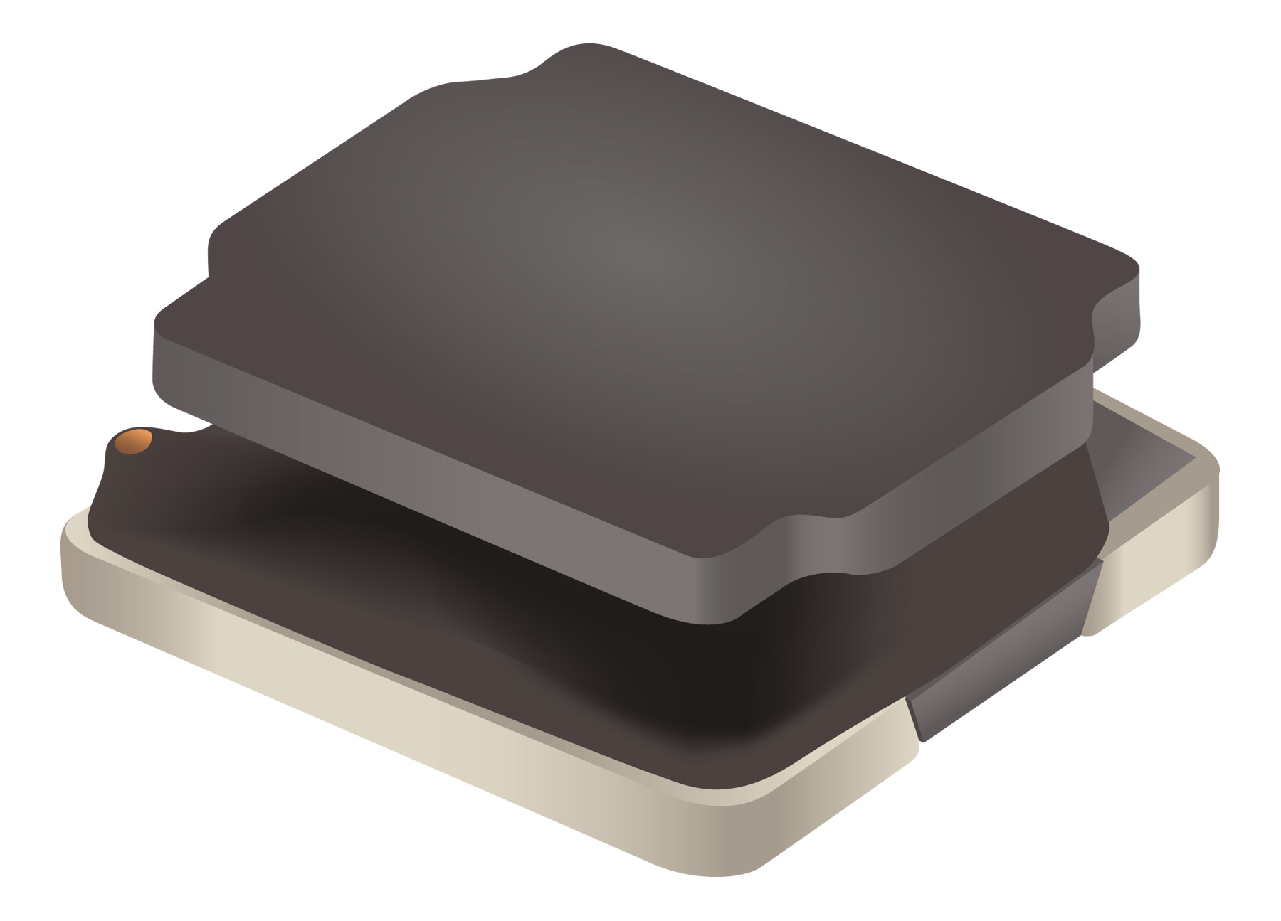 Bourns, SRN3012TA, 3012 Yes Surface Mount Inductor with a Ferrite Core, 2.2 μH Semi Shielded 20 % 1.7 A Idc Q:15