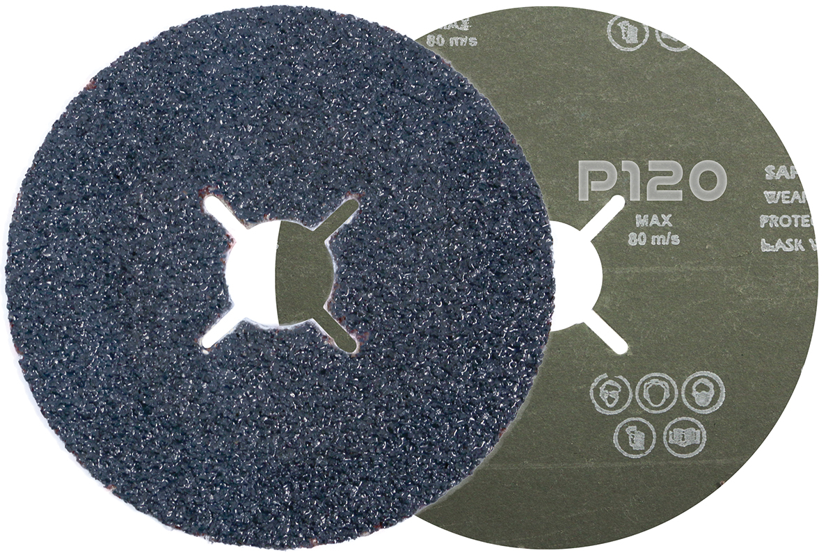 RS PRO Zirconium Sanding Disc, 125mm x 1mm Thick, 120+ Grade, P120 Grit, 25 in pack