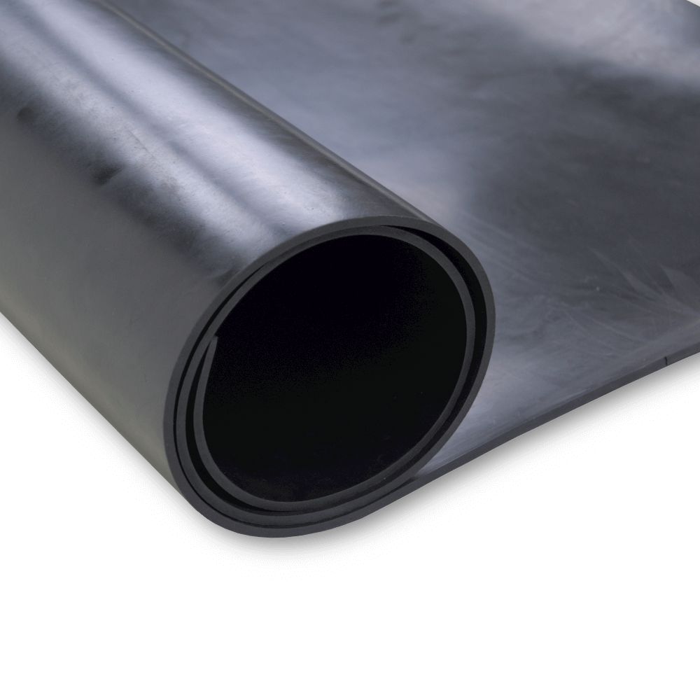 RS PRO Black EPDM Rubber Sheet, 10m x 1.4m x 3mm, -20°C to 90°C