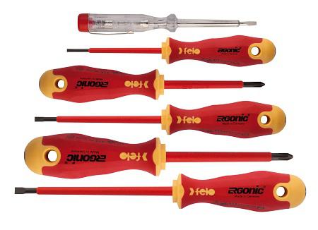 Felo Phillips Insulated Screwdriver Set, 6-Piece