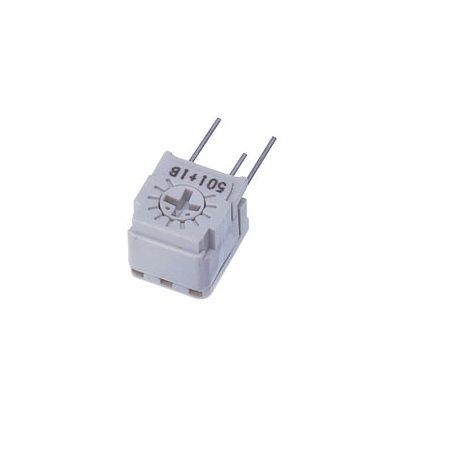 Through Hole Trimmer Potentiometer 0.5W Side Adjust Nidec Components