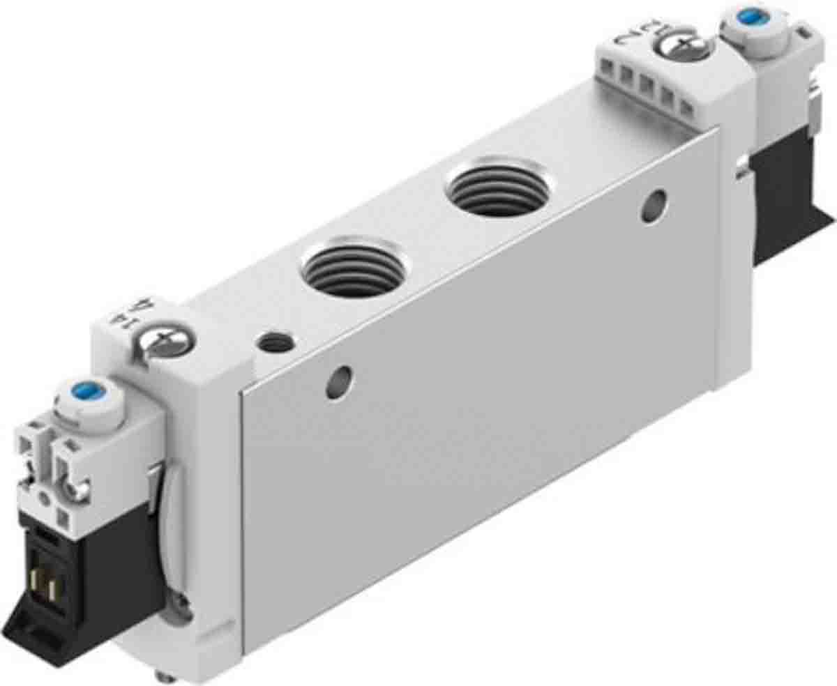 Festo 2x3/2 Closed, Monostable Solenoid Valve - Electrical G 1/4 VUVG Series, 574434