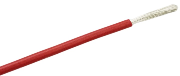 RS PRO Red 2.5mm² Hook Up Wire, 462/0.08 mm, 5m, Silicone Rubber Insulation