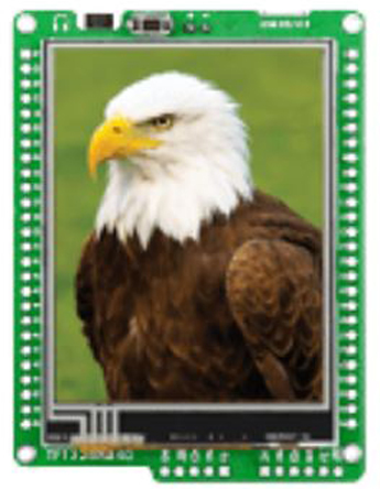 MikroElektronika MIKROE-606, mikromedia for dsPIC33 2.8in TFT Development Board With PIC33FJ256GP710A