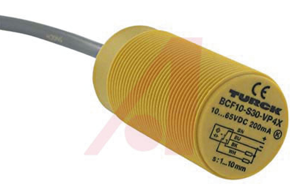 Turck Capacitive Threaded Barrel Proximity Sensor, M30, 15 mm Detection, PNP NO+NC, 10 → 65 V dc
