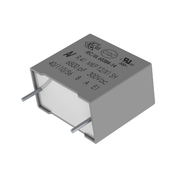KEMET R41-T Metallised Polypropylene Film Capacitor, 1.5 kV dc, 300 V ac, ±10%, 4.7nF, Through Hole