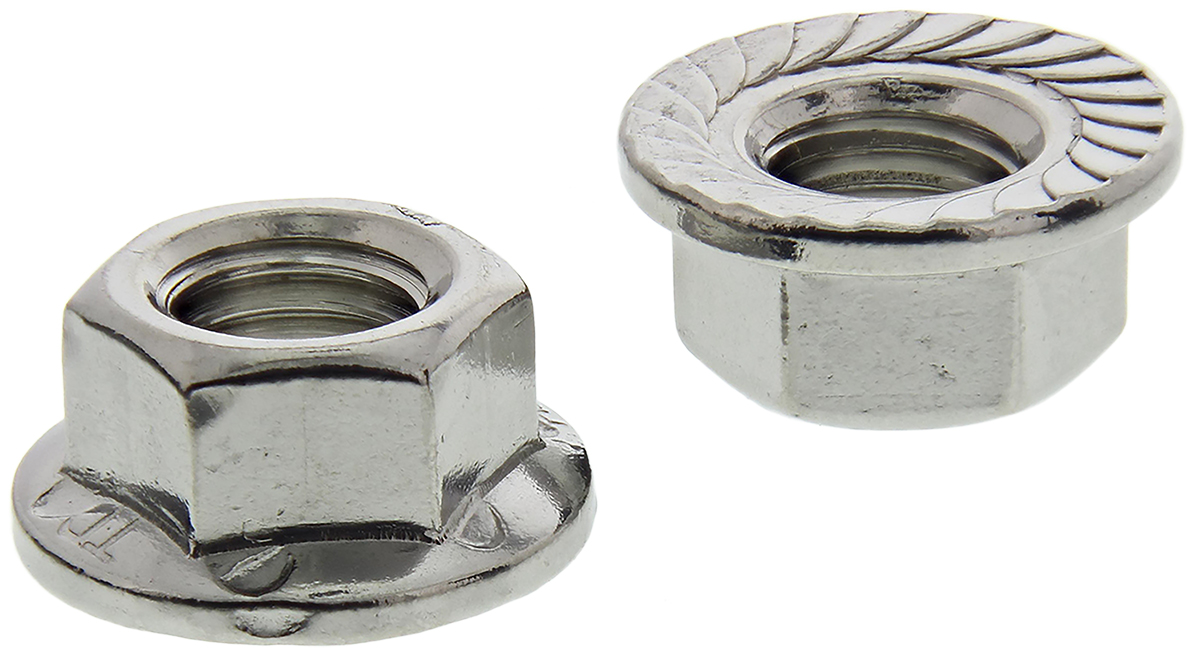RS PRO Stainless Steel Flanged Hex Nut, DIN 6923, M12