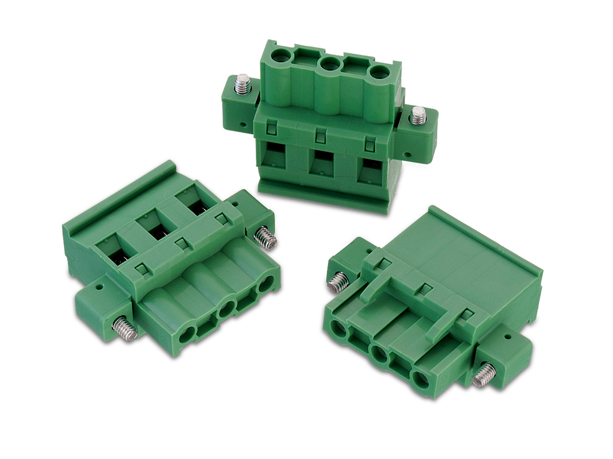 Wurth Elektronik 3454 Series Pluggable Terminal Block, 3-Contact, 7.62 mm Pitch, 1-Row