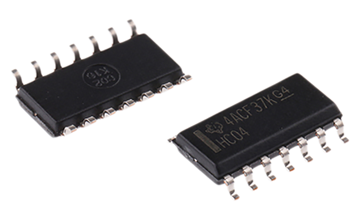 Texas Instruments SN74HC04D Hex Inverter, 14-Pin SOIC