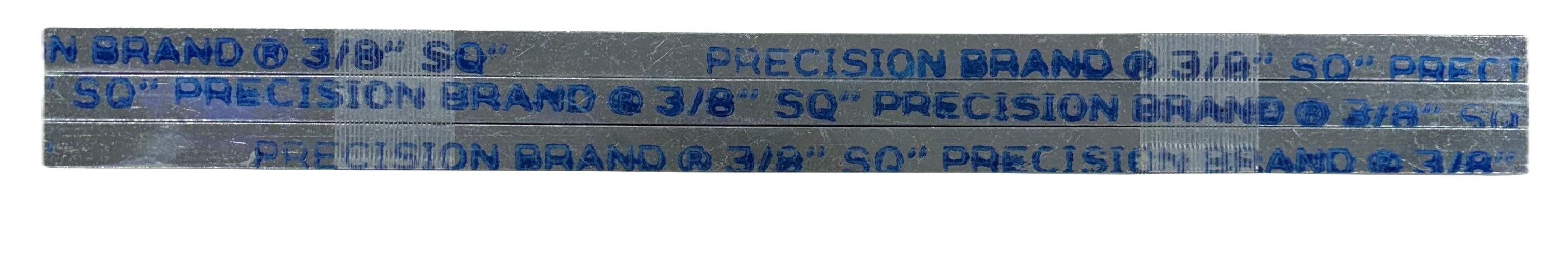Precision Brand Steel Rectangular Bar, 3/8in W, 3/8in H, 12in L