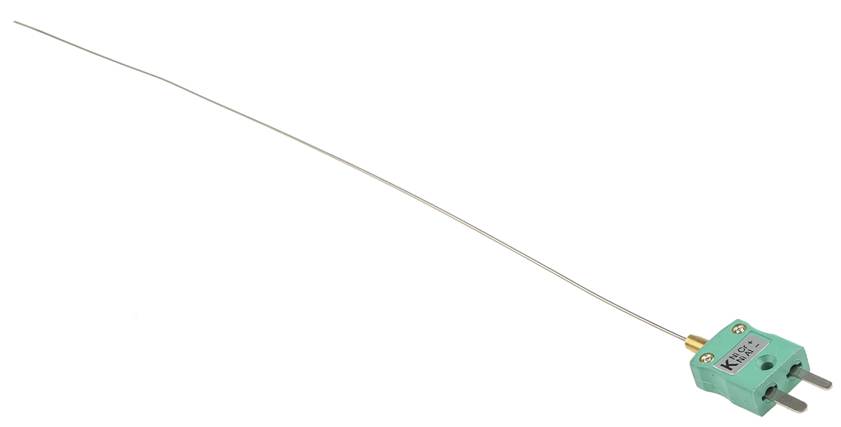 RS PRO SYSCAL Type K Mineral Insulated Thermocouple 250mm Length, 1mm Diameter → +750°C