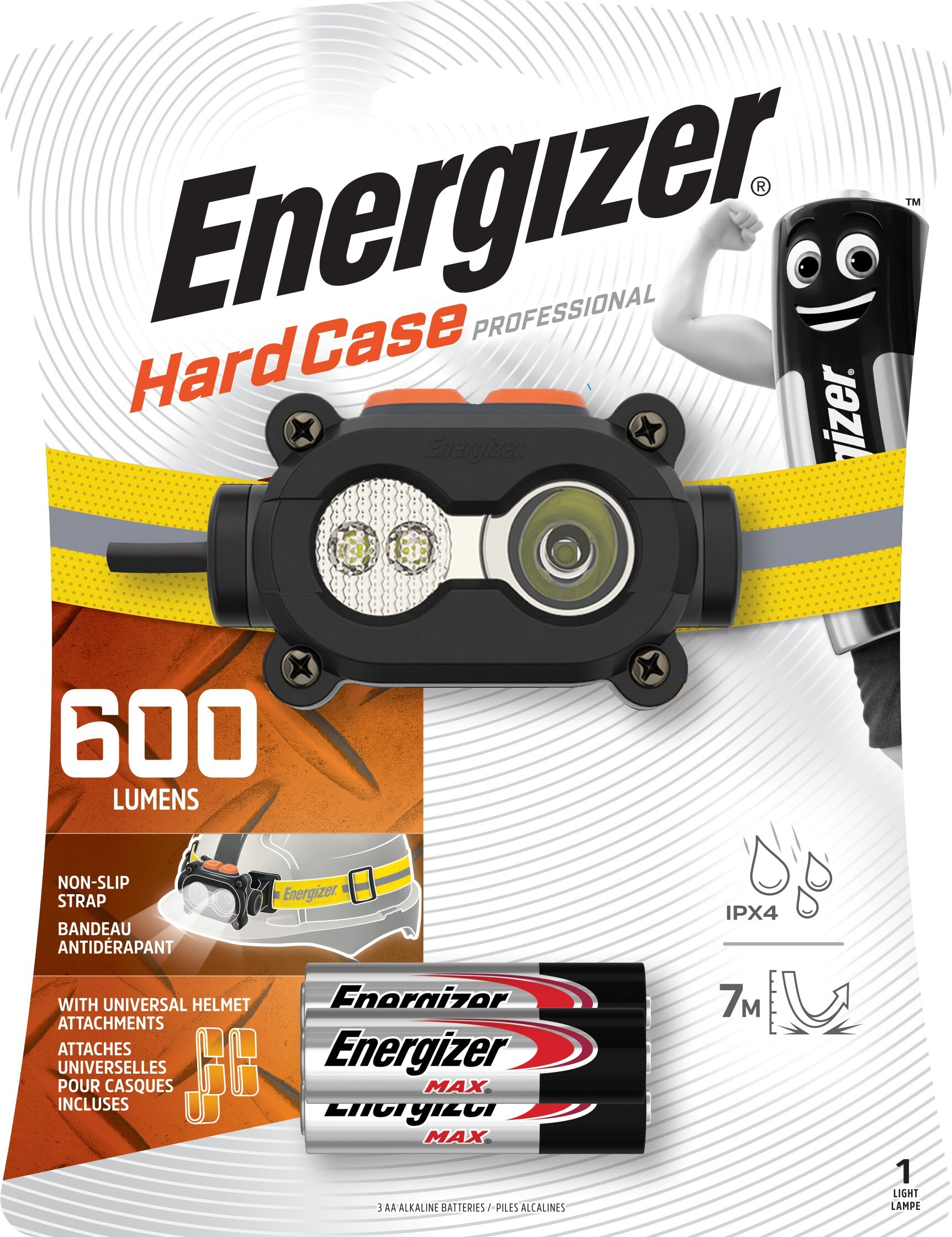 Energizer LED HCHD312 Head Torch 600 Lumens