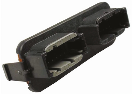 Deutsch, DTM Automotive Connector Panel Mount, Through Hole 24 Way, Solder Termination DTM1312PA12PBR008