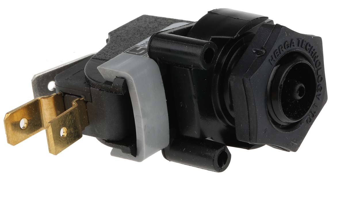 RS PRO 6871 Series Latching Air Switch, 250mm Fly Lead, Panel Mounted