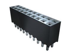 Samtec SQT Series Straight Surface Mount PCB Socket, 16-Contact, 2-Row, 2mm Pitch, Solder Termination