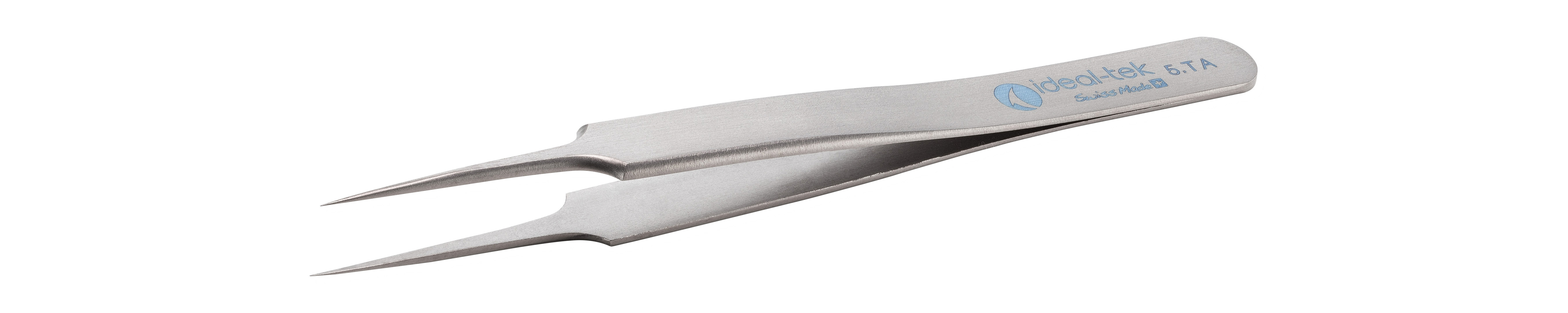 ideal-tek 110 mm, Titanium, Straight, Tweezers