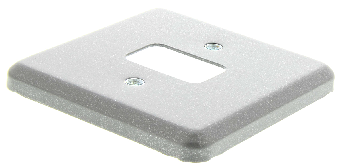 MK Electric Grey 1 Gang Light Switch Cover