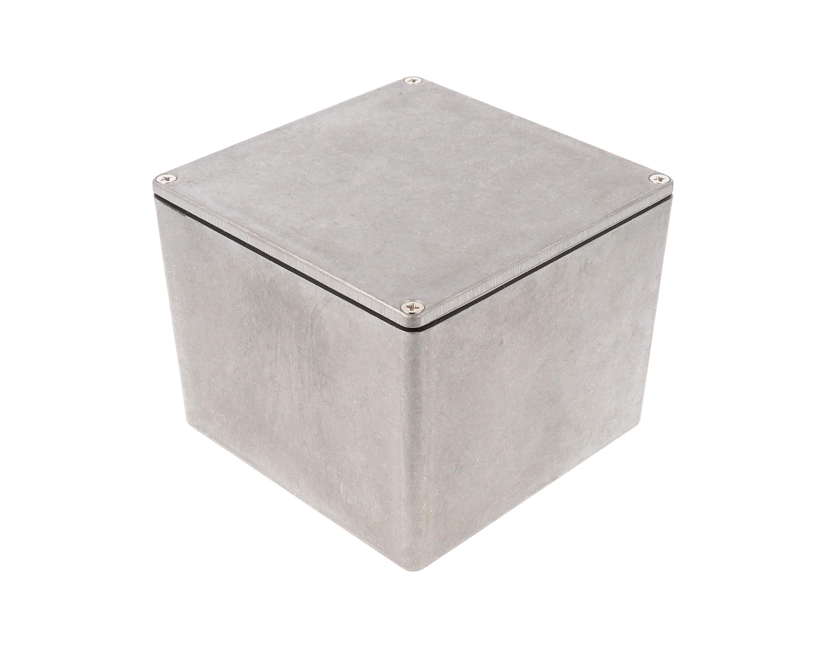 Hammond 1590 Series Natural Die Cast Aluminium Enclosure, IP65, Natural Lid, 120 x 120 x 94mm