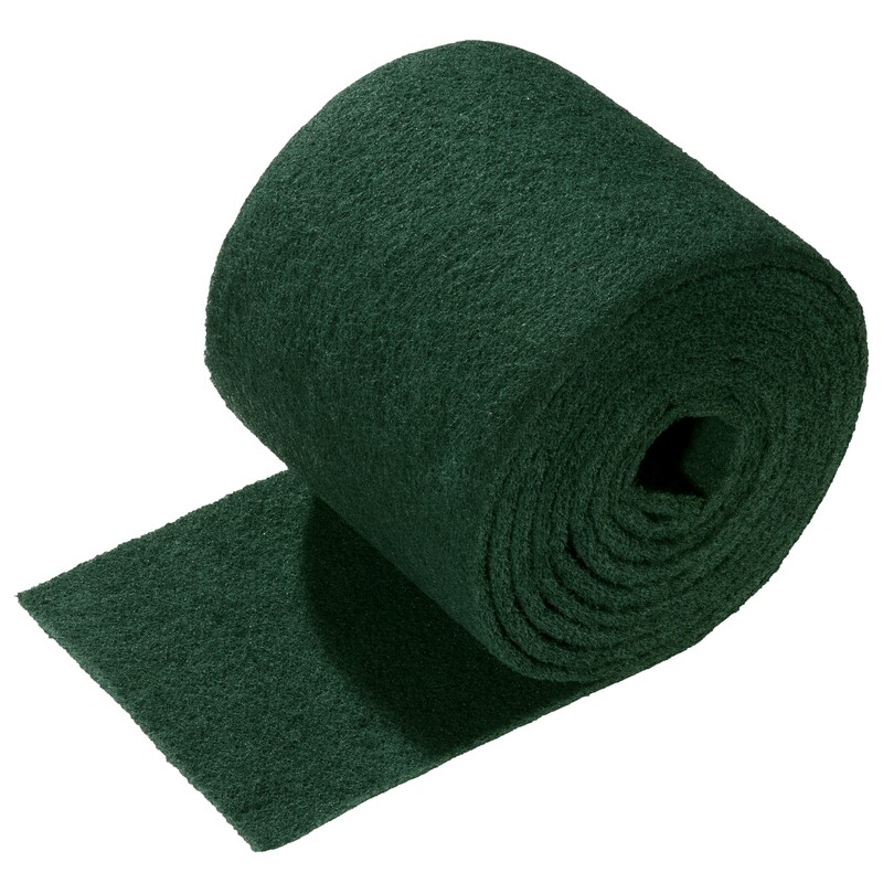 Spontex Green Scourer 3m x 150mm x 8.5mm, for Food Industry, General Cleaning, Hospitals Use