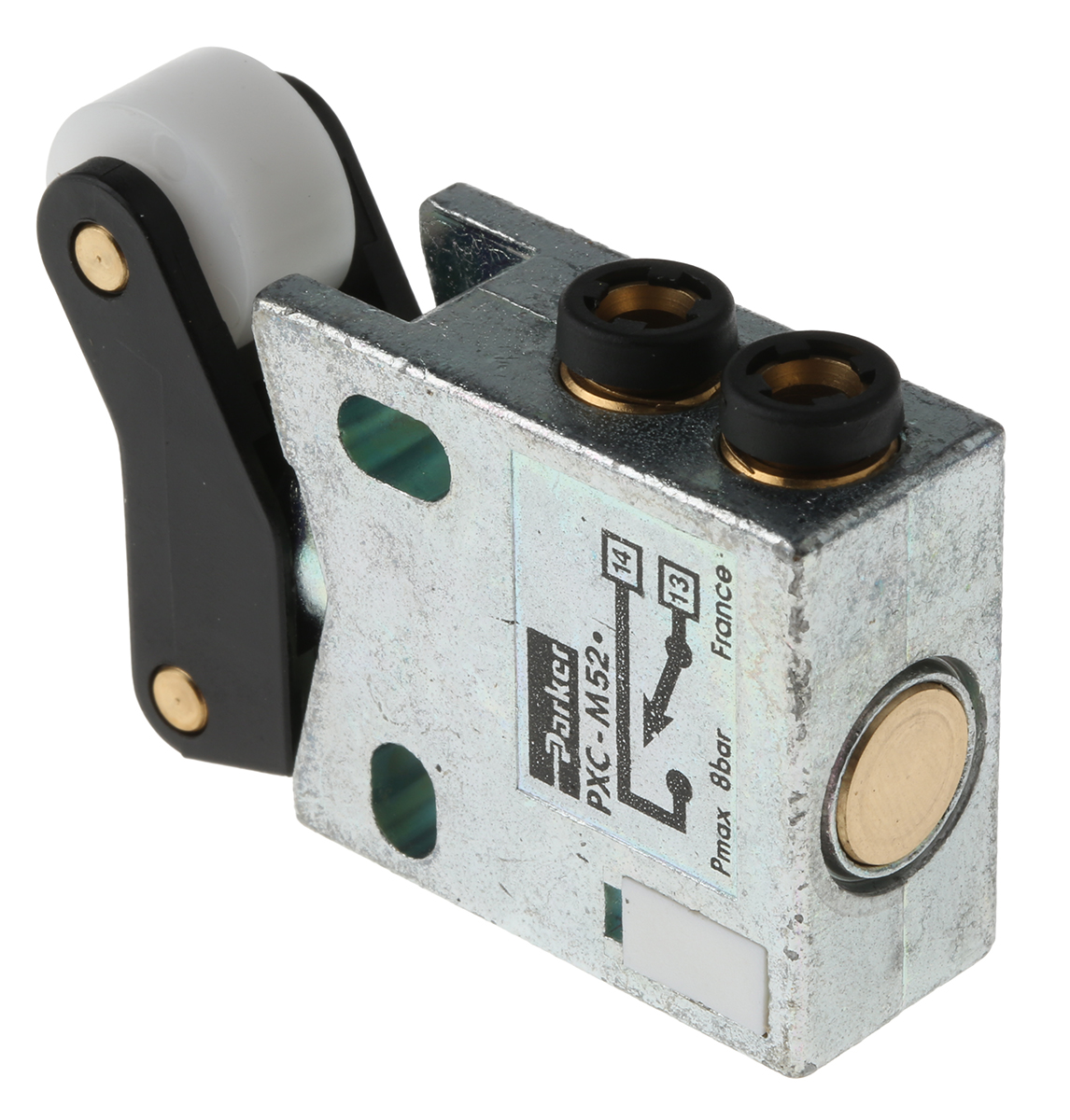 Parker Roller 3/2 Pneumatic Manual Control Valve PXC Series, 2.5mm, III B