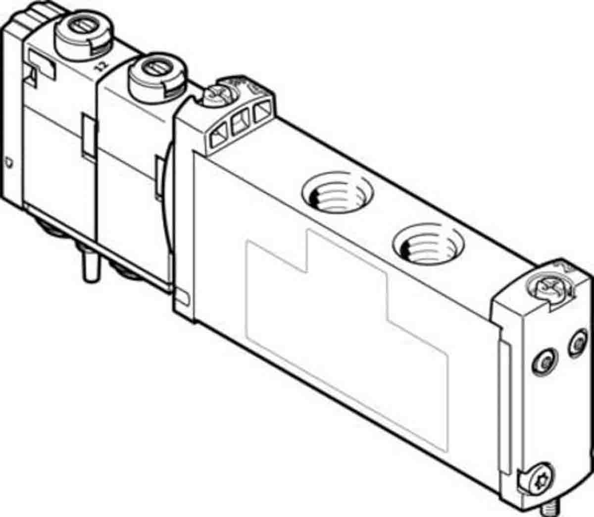 Festo 5/2 Bistable Solenoid Valve - Electrical G 1/8 VUVG Series, 573472