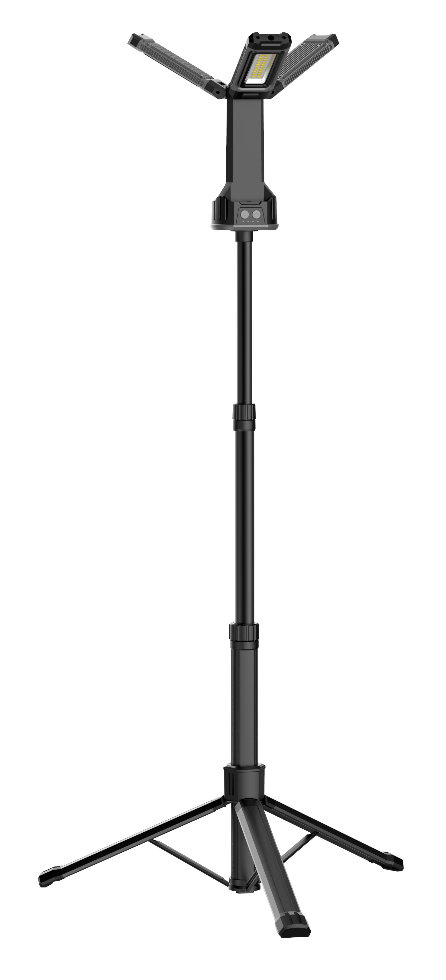 RS PRO Portable Floodlight, 66 LED, 70 W, 700 lm, 1200 lm, 2000 lm, IP54, 5 V