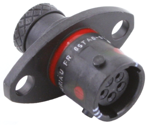 Souriau Sunbank by Eaton Circular Connector, 5 Contacts, Panel, Standard Connector, Socket, Female, IP67, 8STA Series