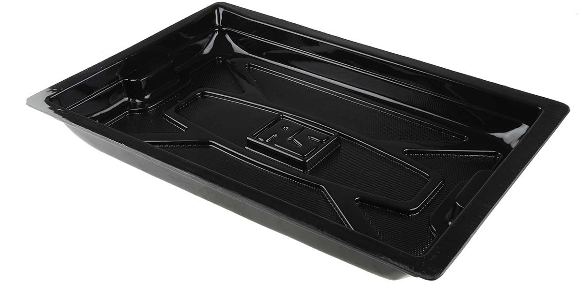RS PRO Polystyrene Drip Tray, inner Dimensions 510 x 320 x 65mm, W 320mm, L 510mm, H 65mm