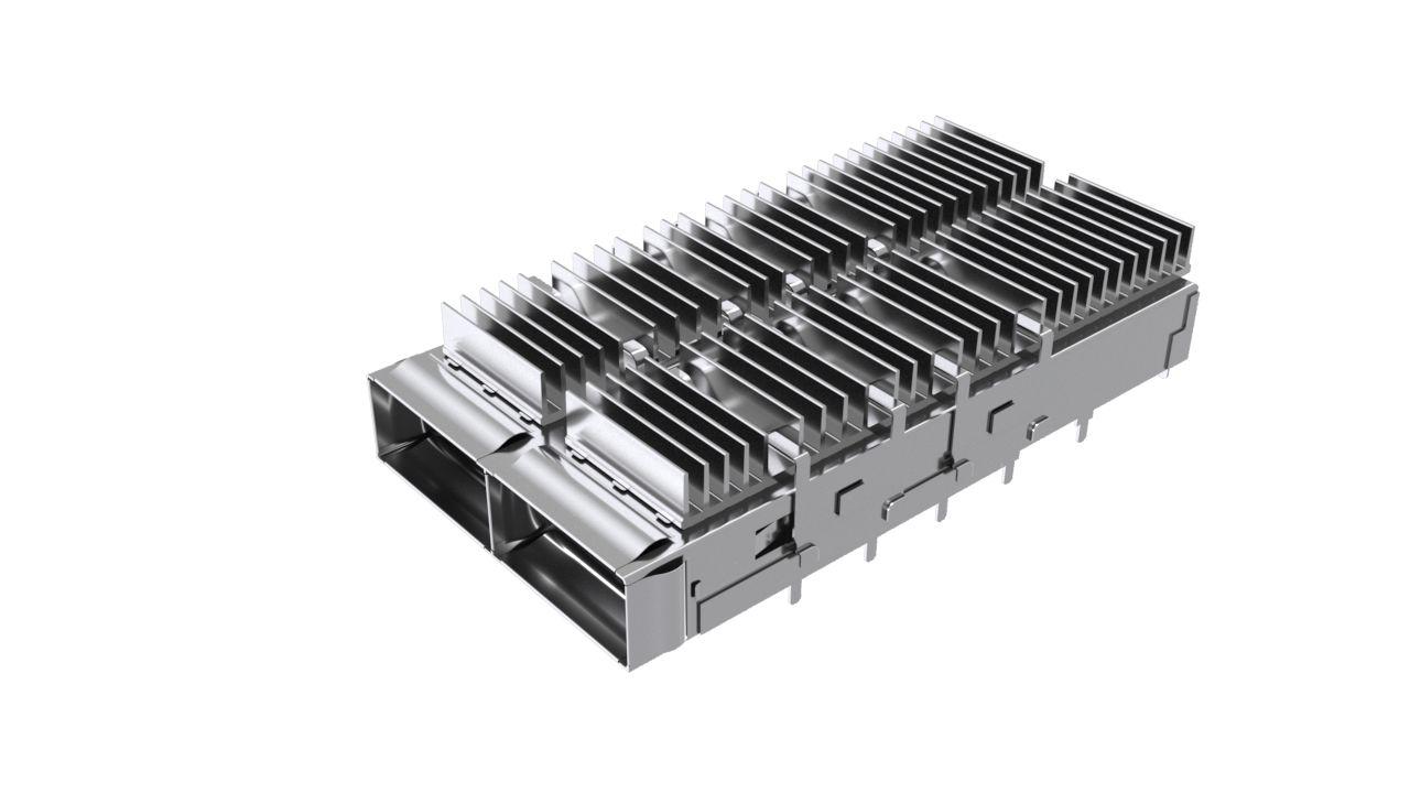 Amphenol Communications Solutions QSFP-DD I/O Connector Plug 76-Position, UE36C2620005C3A