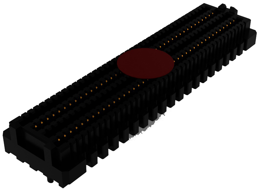 Samtec ASP Series Vertical Surface Mount PCB Socket, 160-Contact, 4-Row, 1.27mm Pitch, Solder Termination