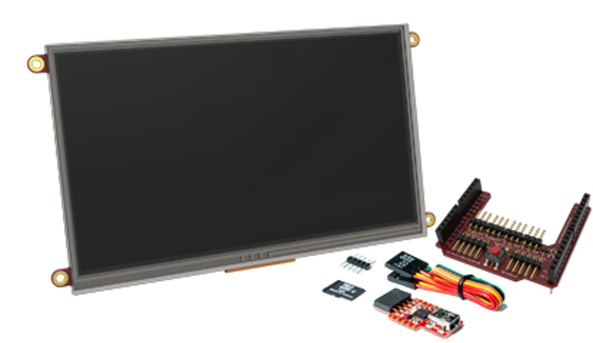 4D Systems, gen4 7in Arduino Compatible Display with Resistive Touch Screen