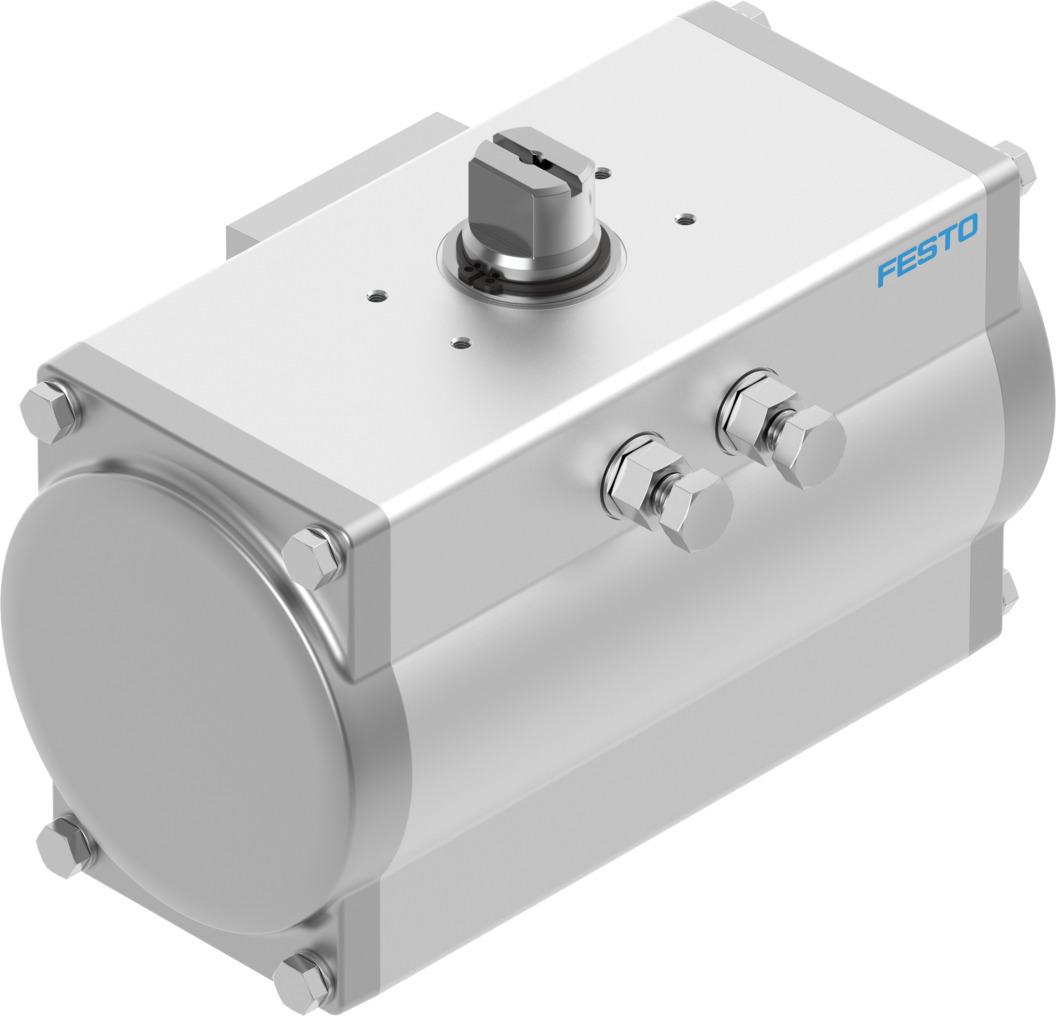 Festo DFPD Series 8 bar Double Action Pneumatic Rotary Actuator, 90° Rotary Angle, 240mm Bore