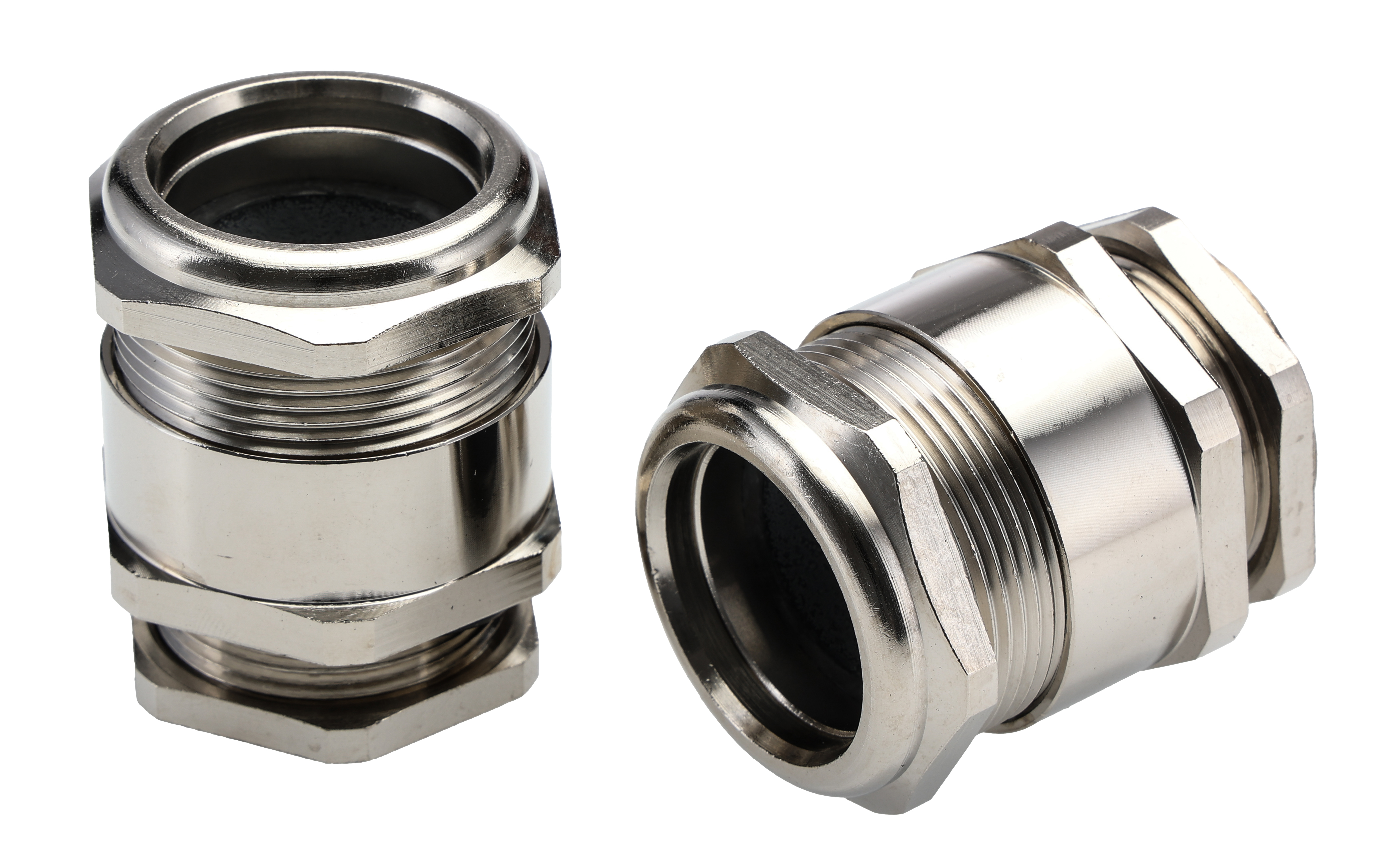 Lapp SKINDICHT Series Metallic Nickel Plated Brass Cable Gland, M32 Thread, 21.8mm min., 23.8mm max., IP68
