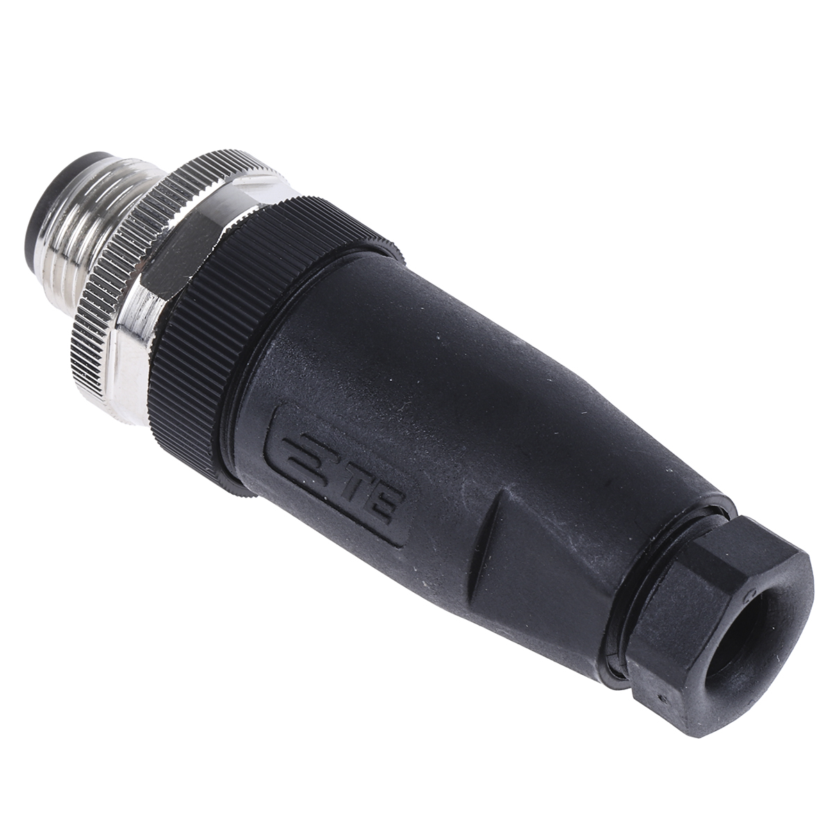 TE Connectivity Circular Connector, 5 Contacts, Cable, M12 Connector, Plug, Male, IP67, T411 Series