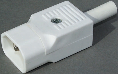 Bulgin C14 Cable Mount IEC Connector Male, 10A, 250 V