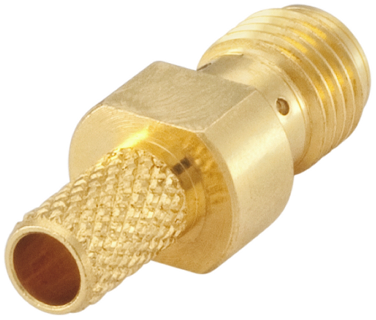 Rosenberger SMA Series, Jack Cable Mount SMA Connector, 50Ω, Crimp Termination, Straight Body