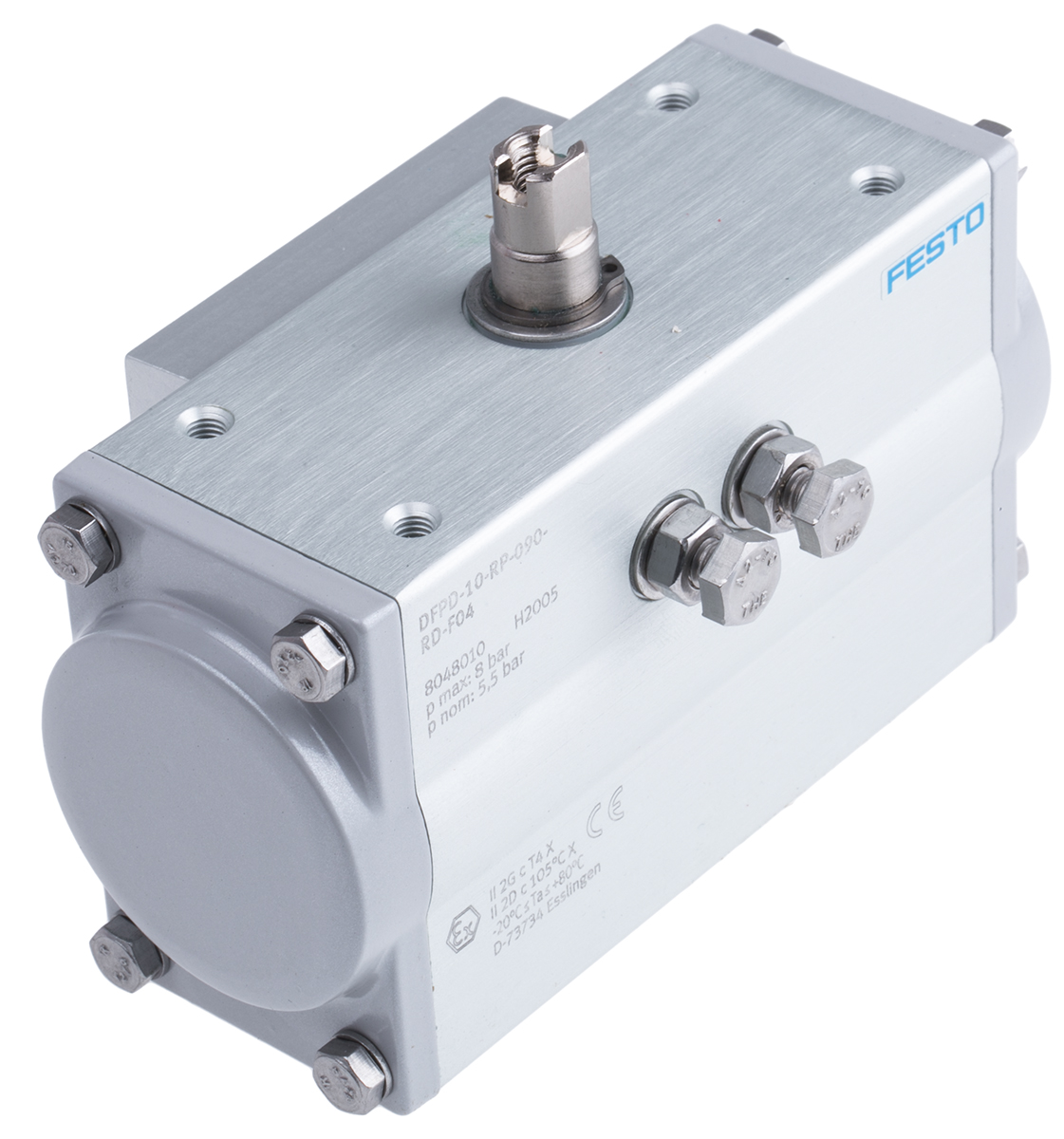 Festo DFPD Series 8 bar Double Action Pneumatic Rotary Actuator, 90° Rotary Angle