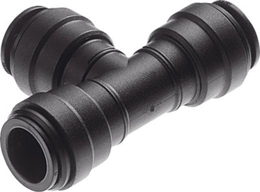 Festo CQT-15 Series Tee Tube-to-Tube Adaptor, Tube-to-Tube Connection Style, 177688